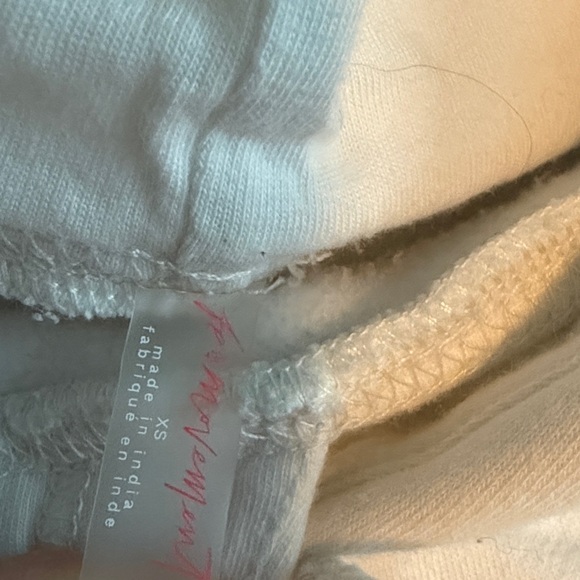 Free People White Sprint To the Finish Hoodie - Picture 3 of 6